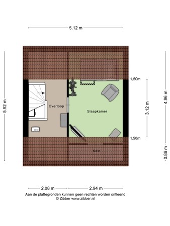 Floorplan - Dreef 200, 3956 EZ Leersum