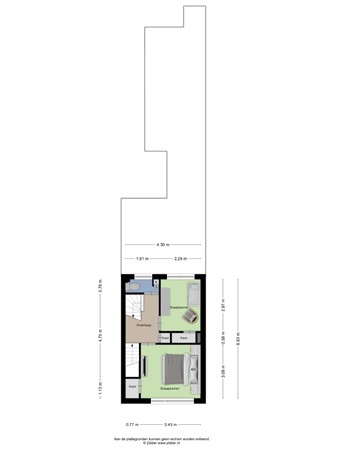 Floorplan - Boslaan 25, 3904 KD Veenendaal