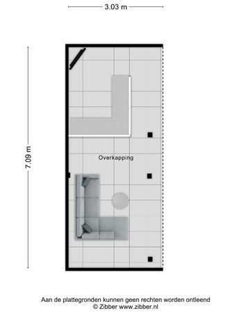 Floorplan - Boslaan 25, 3904 KD Veenendaal