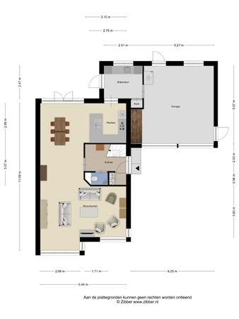 Floorplan - De Horst 1B, 3911 SX Rhenen
