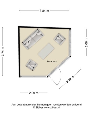 Floorplan - Wildemanstraat 7, 3921 ED Elst