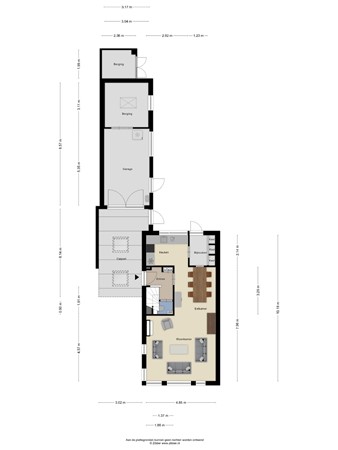 Floorplan - Griegstraat 16, 3906 CH Veenendaal