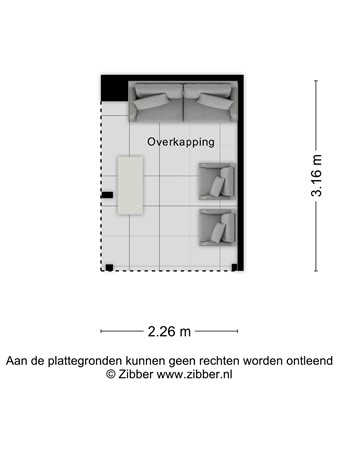 Floorplan - Griegstraat 16, 3906 CH Veenendaal