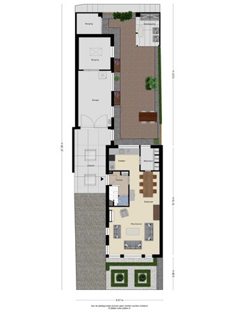 Floorplan - Griegstraat 16, 3906 CH Veenendaal