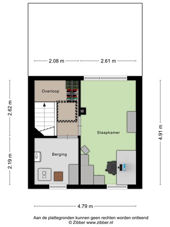 Floorplan - Cavalerieweg 18, 3902 JN Veenendaal