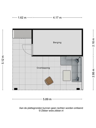 Floorplan - Cavalerieweg 18, 3902 JN Veenendaal