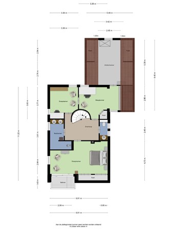 Floorplan - Valreep 22, 3904 PH Veenendaal