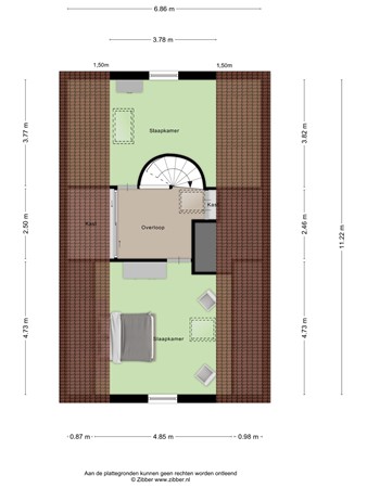 Floorplan - Valreep 22, 3904 PH Veenendaal