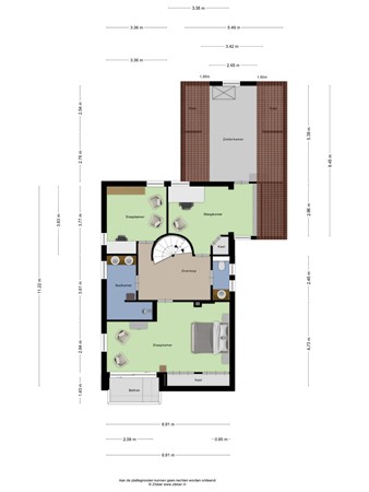Floorplan - Valreep 22, 3904 PH Veenendaal