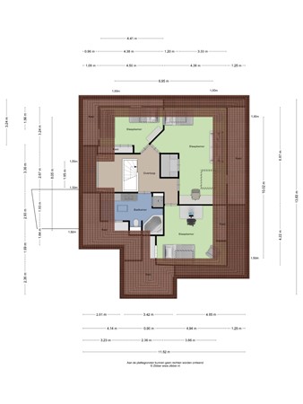 Floorplan - De Helling 27, 3911 VB Rhenen