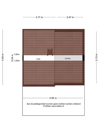 Floorplan - Lijsterbesstraat 17, 4043 NA Opheusden