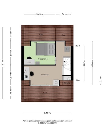 Floorplan - Cavansalaan 23, 3903 XC Veenendaal