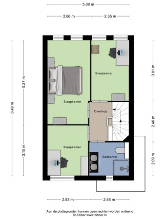 Floorplan - Buddinghof 75, 3907 JD Veenendaal