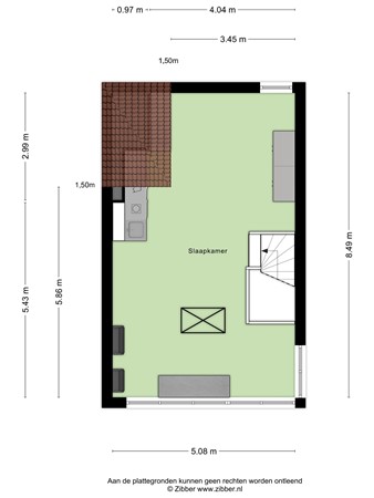 Floorplan - Buddinghof 75, 3907 JD Veenendaal