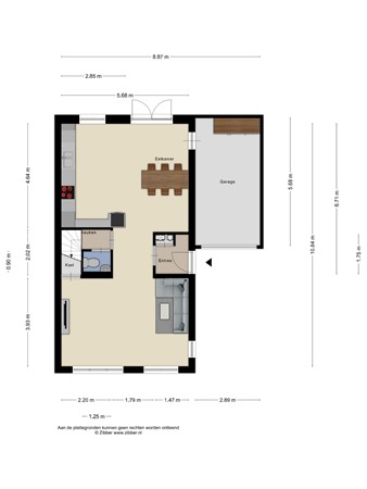 Floorplan - Fruithof 25, 4031 JD Ingen