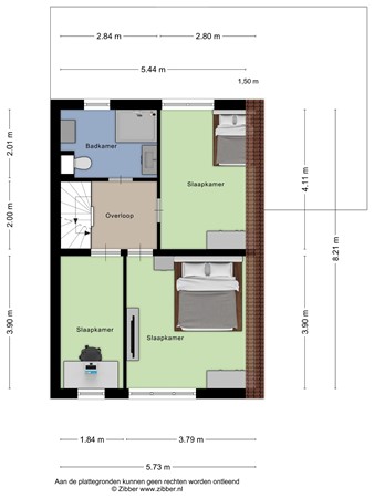 Floorplan - Fruithof 25, 4031 JD Ingen