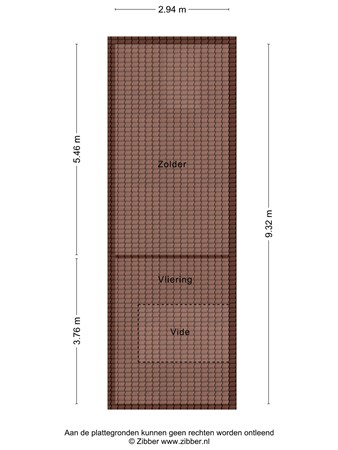 Floorplan - Boslaan 67, 3904 KE Veenendaal