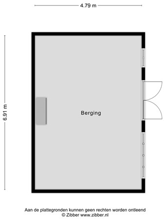 Floorplan - Kerkewijk 169, 3904 JC Veenendaal