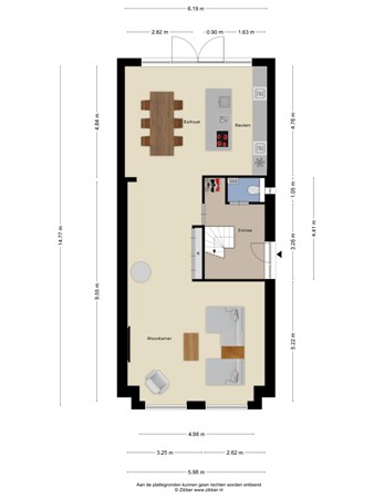 Floorplan - Nieuweweg 191, 3905 LL Veenendaal