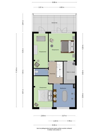Floorplan - Nieuweweg 191, 3905 LL Veenendaal