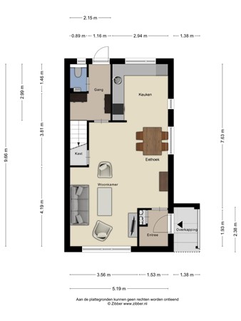 Floorplan - Boegspriet 2, 3904 PV Veenendaal