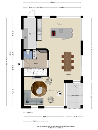 Floorplan - Meentdijk 21A, 3907 KZ Veenendaal