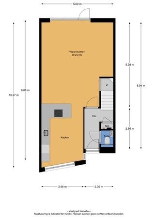 Floorplan - Markiezenhof 11, 3905 HL Veenendaal