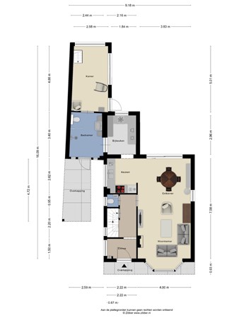 Floorplan - Utrechtsestraatweg 31, 3911 TR Rhenen
