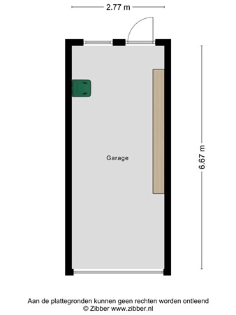 Floorplan - Domineesbergweg 117, 3911 WN Rhenen