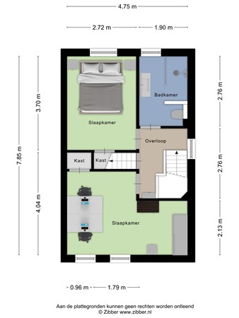Floorplan - Buurtlaan oost 137, 3902 DA Veenendaal