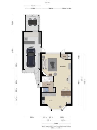 Floorplan - Componistensingel 38, 3906 BW Veenendaal