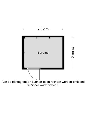 Floorplan - Zandstraat 35, 3901 CJ Veenendaal