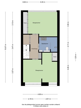 Floorplan - Kajak 7, 3904 ZW Veenendaal