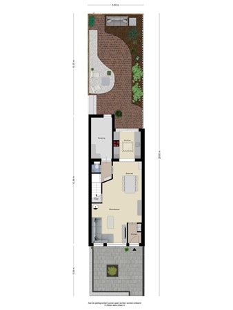 Floorplan - Beerze 128, 3961 HE Wijk bij Duurstede