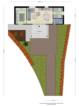 Floorplan - Nieuwe Veenendaalseweg 229-223, 3911 MJ Rhenen