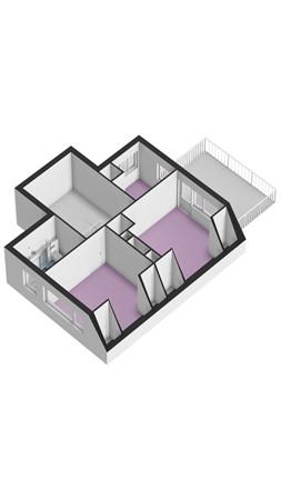 Floorplan - Kerkewijk 133, 3904 JB Veenendaal