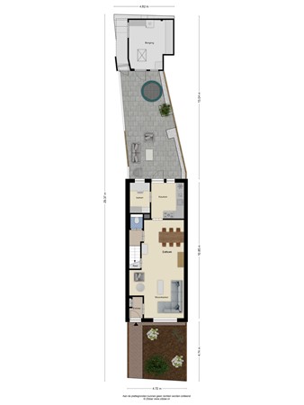 Floorplan - Prins Bernhardlaan 179, 3905 JC Veenendaal