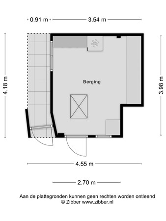 Floorplan - Prins Bernhardlaan 179, 3905 JC Veenendaal