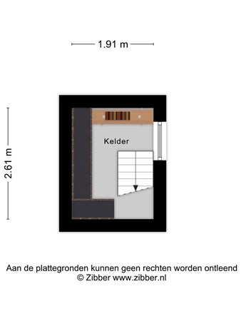 Floorplan - 't Voorhuis 14, 3902 CB Veenendaal