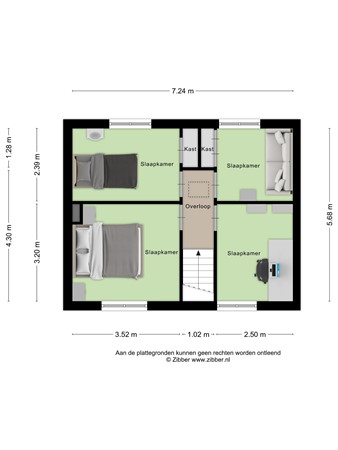 Floorplan - Cuneraweg 154, 3911 RR Rhenen