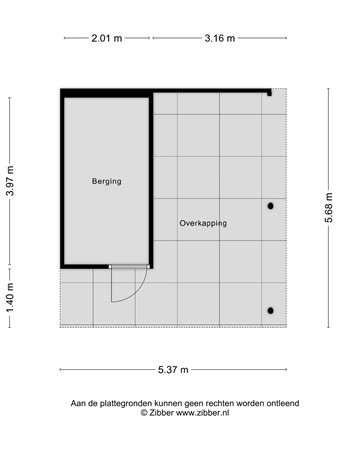 Floorplan - Nansenstraat 2, 3902 KE Veenendaal