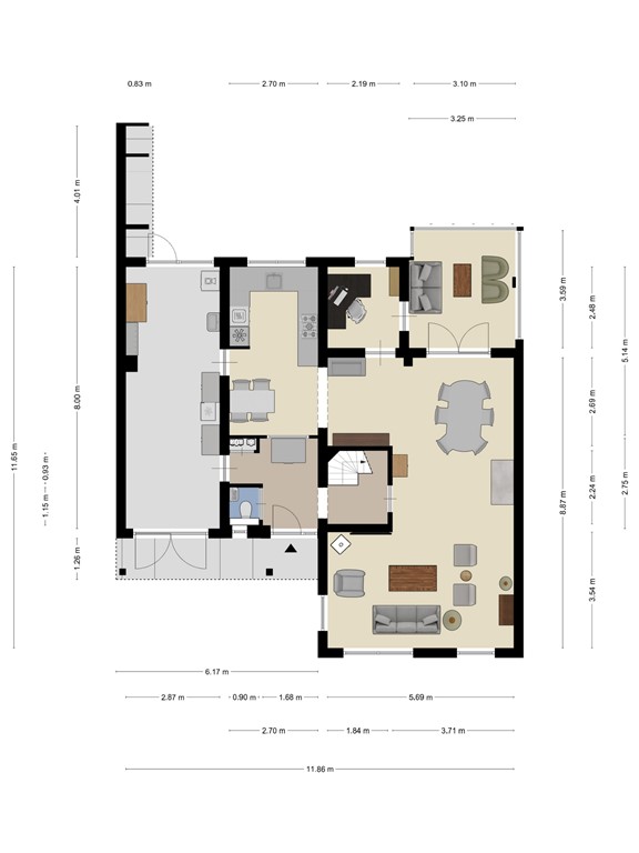 mediumsize floorplan