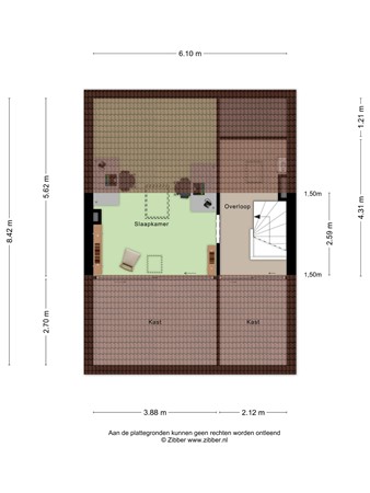 Floorplan - Bruine Engseweg 20, 3911 CK Rhenen
