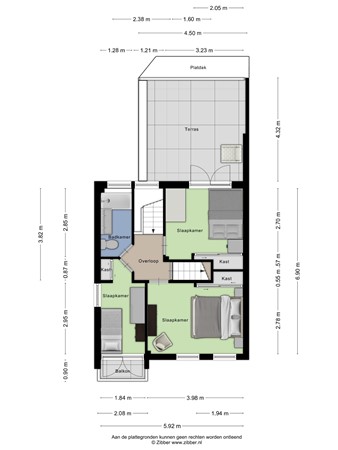 Floorplan - Van Limburg Stirumstraat 22, 3904 HC Veenendaal