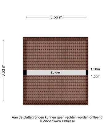 Floorplan - Valleistraat 71, 3902 ZA Veenendaal