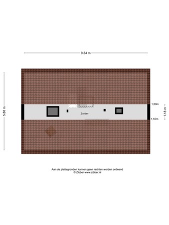 Floorplan - Dorpsstraat 38, 4033 EX Lienden