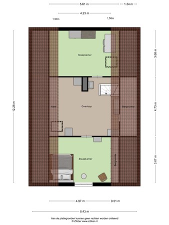 Floorplan - Ericalaan 13, 3911 XM Rhenen