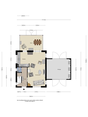 Floorplan - Bantuinweg 25, 3911 MV Rhenen
