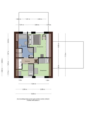 Floorplan - Bantuinweg 25, 3911 MV Rhenen