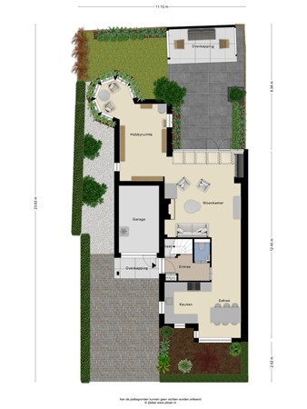 Floorplan - De Clercqstraat 32, 3904 HS Veenendaal